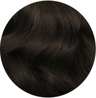 #1BL Darkest Brown Classic Clip In Hair Extensions 9pcs
