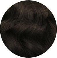 #1BL Darkest Brown Nano Tip Hair Extensions