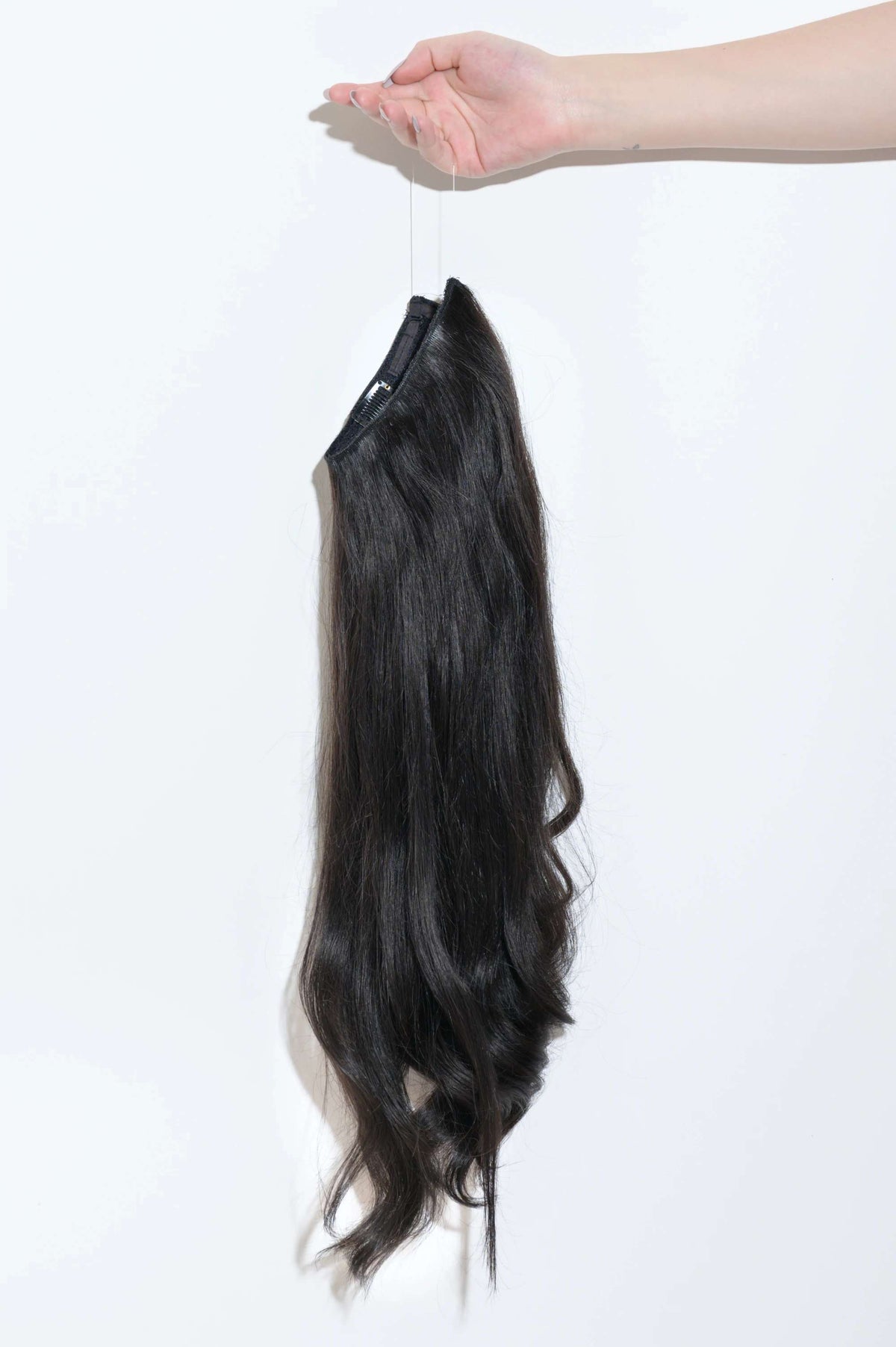 #1B Off-Black Classic Halo Hair Extensions