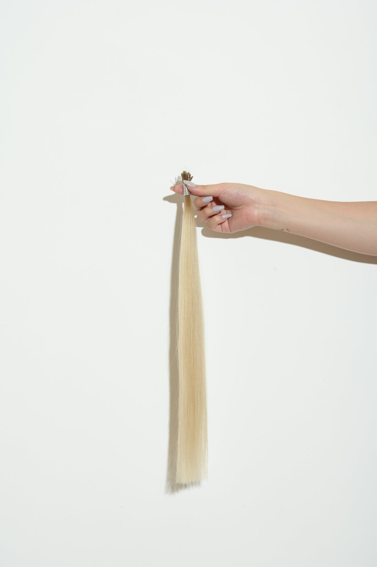 #Beach Blonde Ombre Nano Tip Hair Extensions