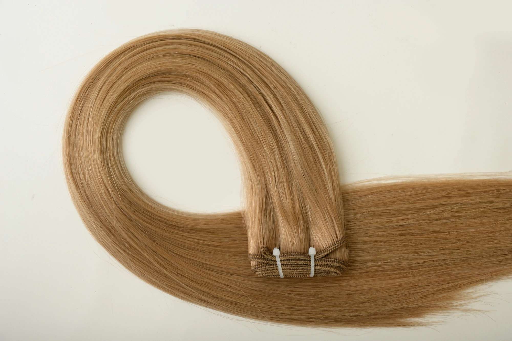 rollover-image. #16 Caramel Dark Blonde Traditional Weft. Superior Hair Extensions.