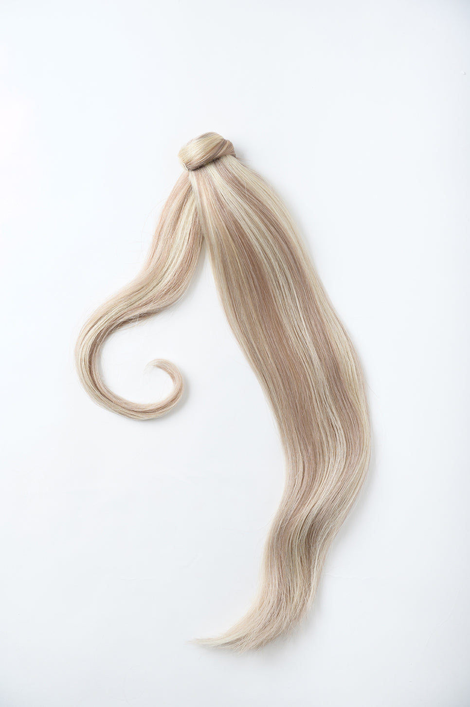 rollover-image. #18/613 Ash Blonde Highlights Ponytail Extensions. Superior Hair Extensions.