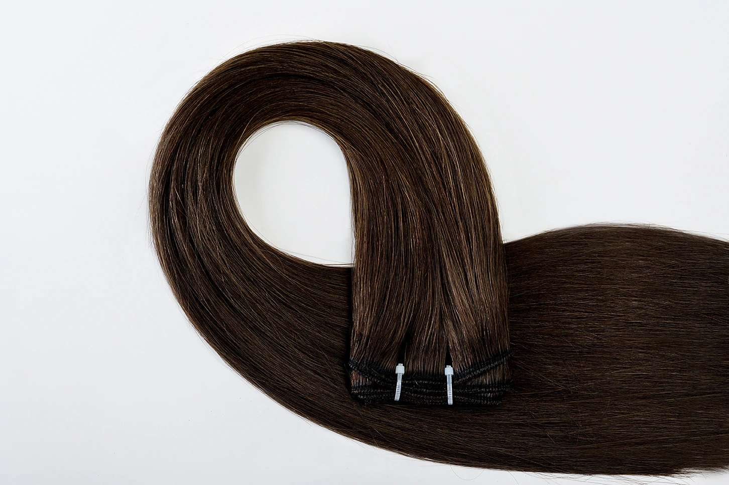 rollover-image. #1B Off-Black Traditional Weft Extensions. Superior Hair Extensions.