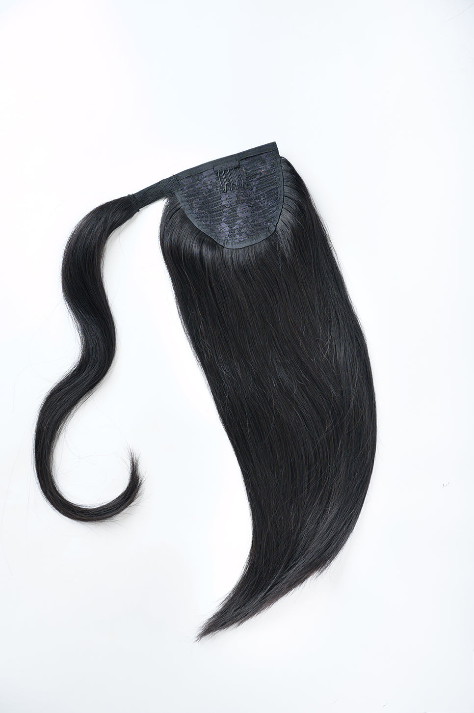 rollover-image. #1B Off-Black Ponytail Extensions. Superior Hair Extensions.