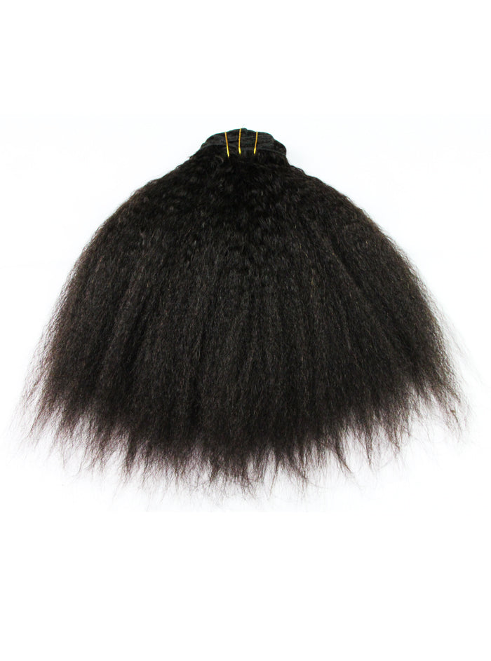 easy hairstyles, clip in extensions black hair